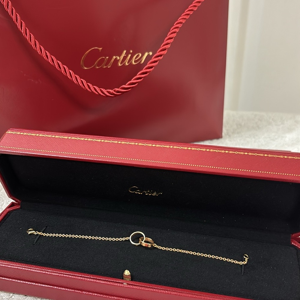 - CARTIER Baby love Bracelet bracelet- rose gold interlocking rings